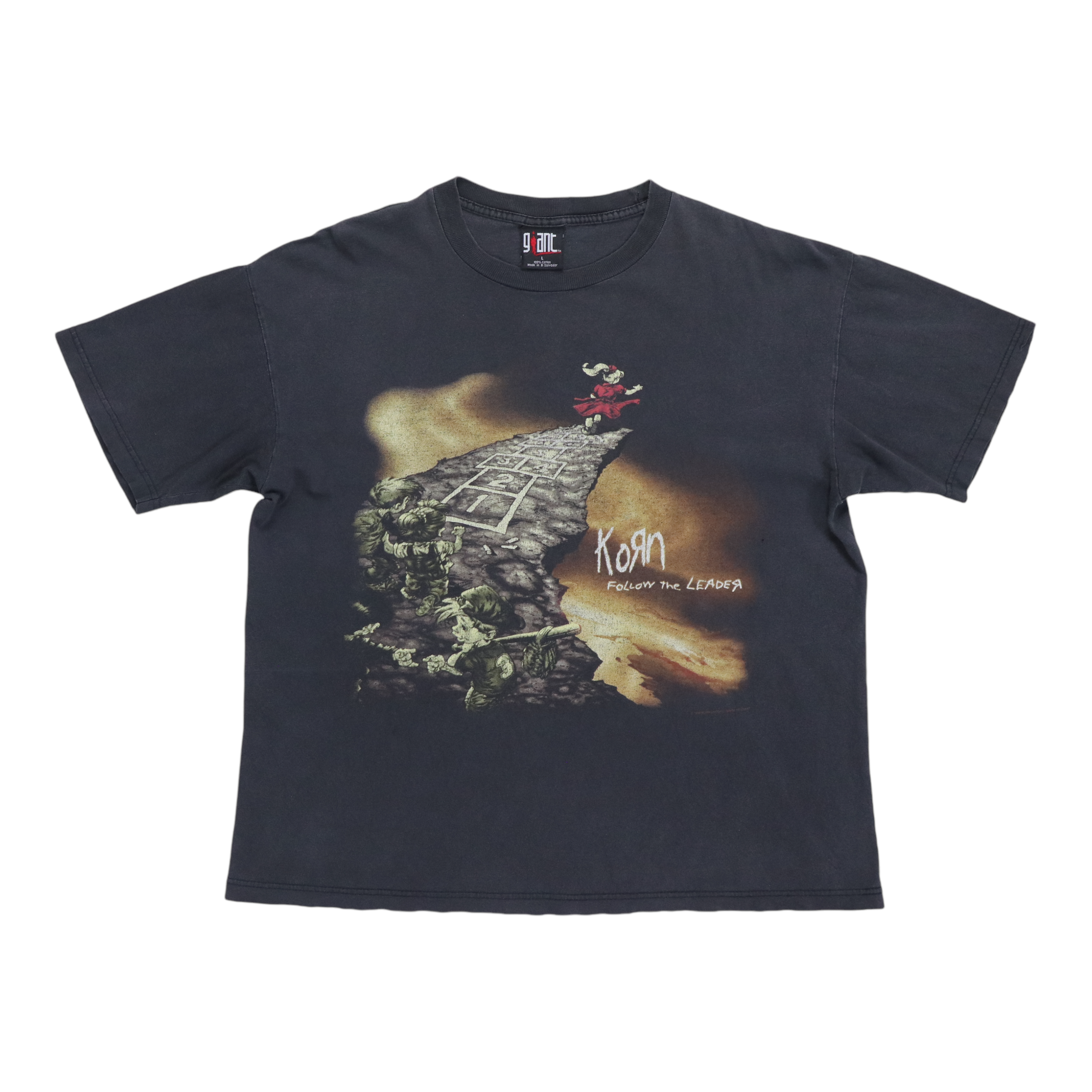 1998 Korn Follow The Leader Shirt | Authentic Vintage Tee – WyCo 1998 Korn Follow The Leader Shirt | Authentic Vintage Tee – WyCo
