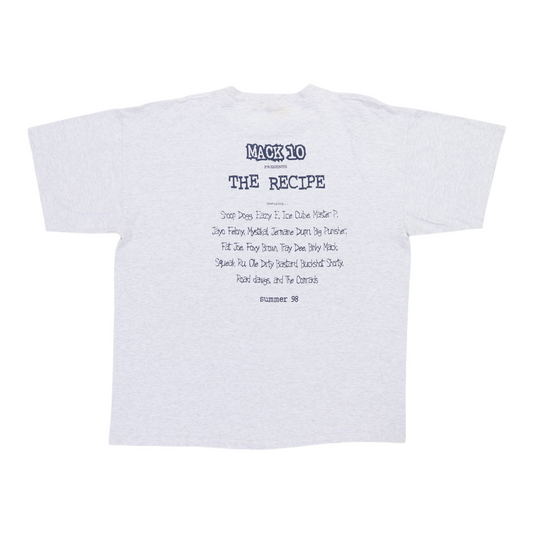 1998 Mack 10 The Recipe Hoo Banging Recrods Promo Shirt Back