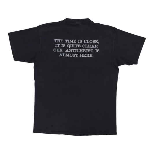 1998 Marilyn Manson Antichrist Is Almost Here Shirt Back