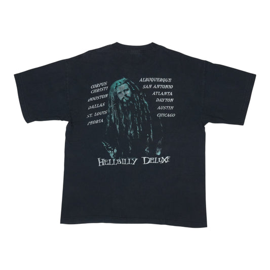 1998 Rob Zombie Hellbilly Deluxe Tour Shirt Back