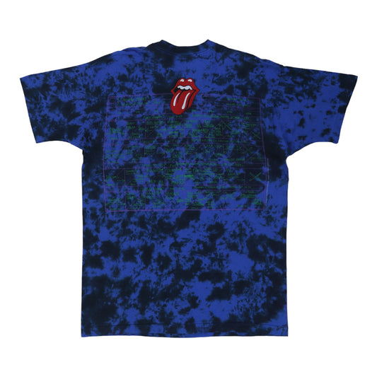 1998 Rolling Stones Black And Blue Tour Shirt Back