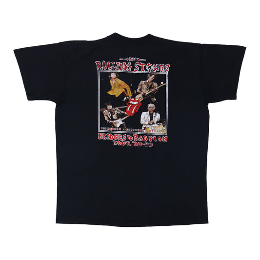 1998 Rolling Stones Bridges To Babylon Tour Shirt Back
