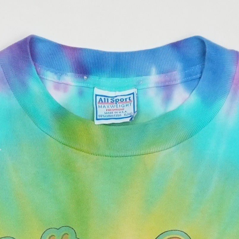 1998 Rolling Stones Bridges To Babylon Tour Tie Dye Shirt