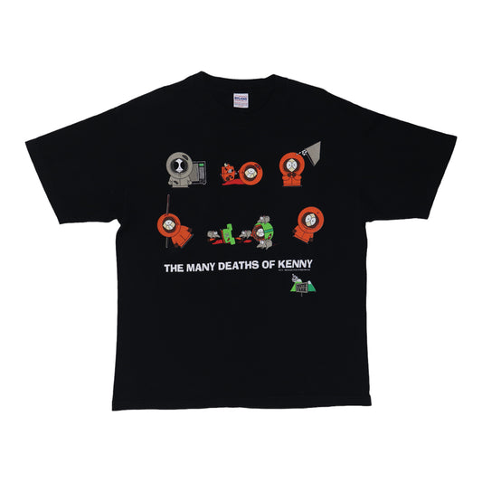 1998 South Park Many Deaths Of Kenny Shirt