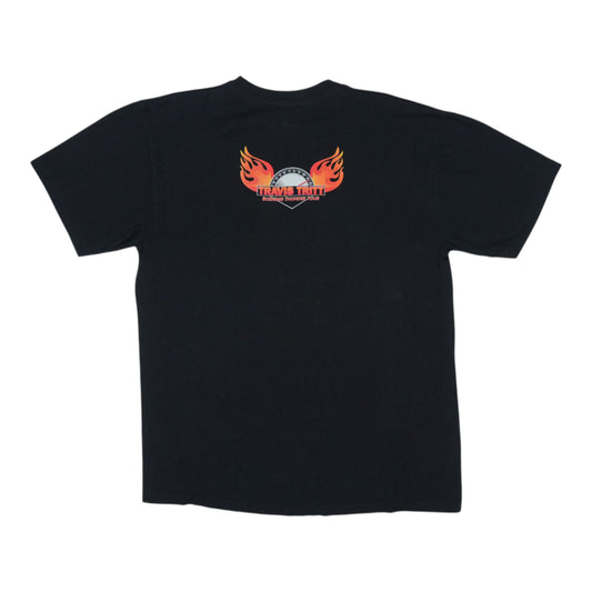 1998 Travis Tritt Burning Thunder Tour Shirt Back