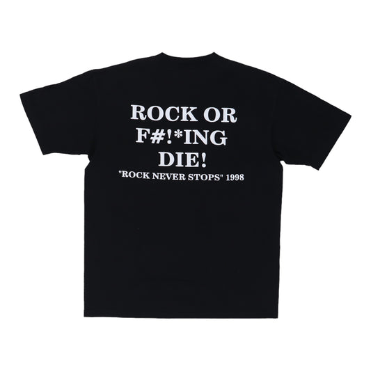 1998 Warrant Rock Or F#!*ing Die Shirt Back