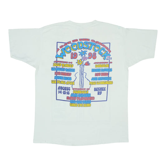 1998 Woodstock Day In The Garden Shirt Back