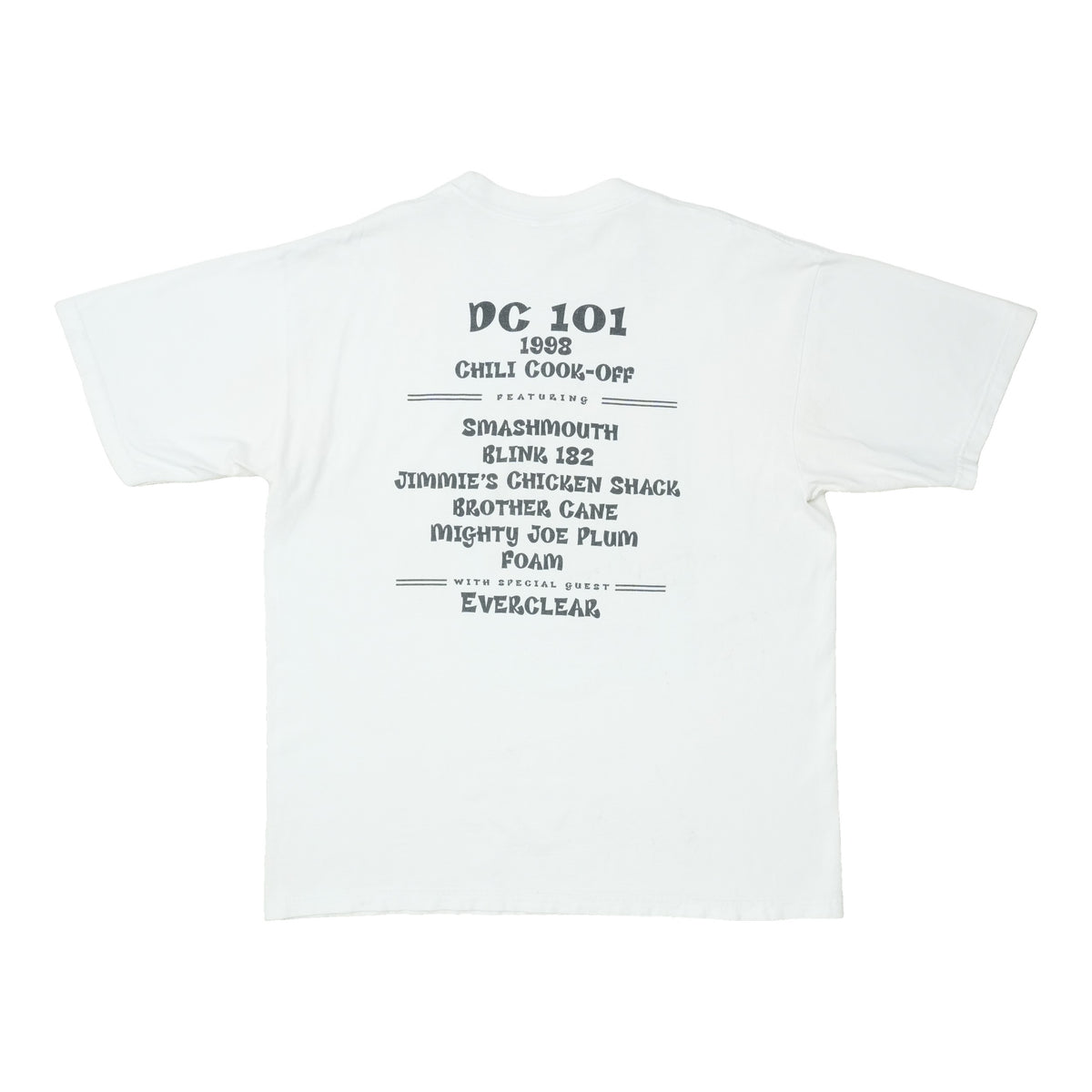 1998 Blink 182 DC101 Chili Cook-Off Shirt