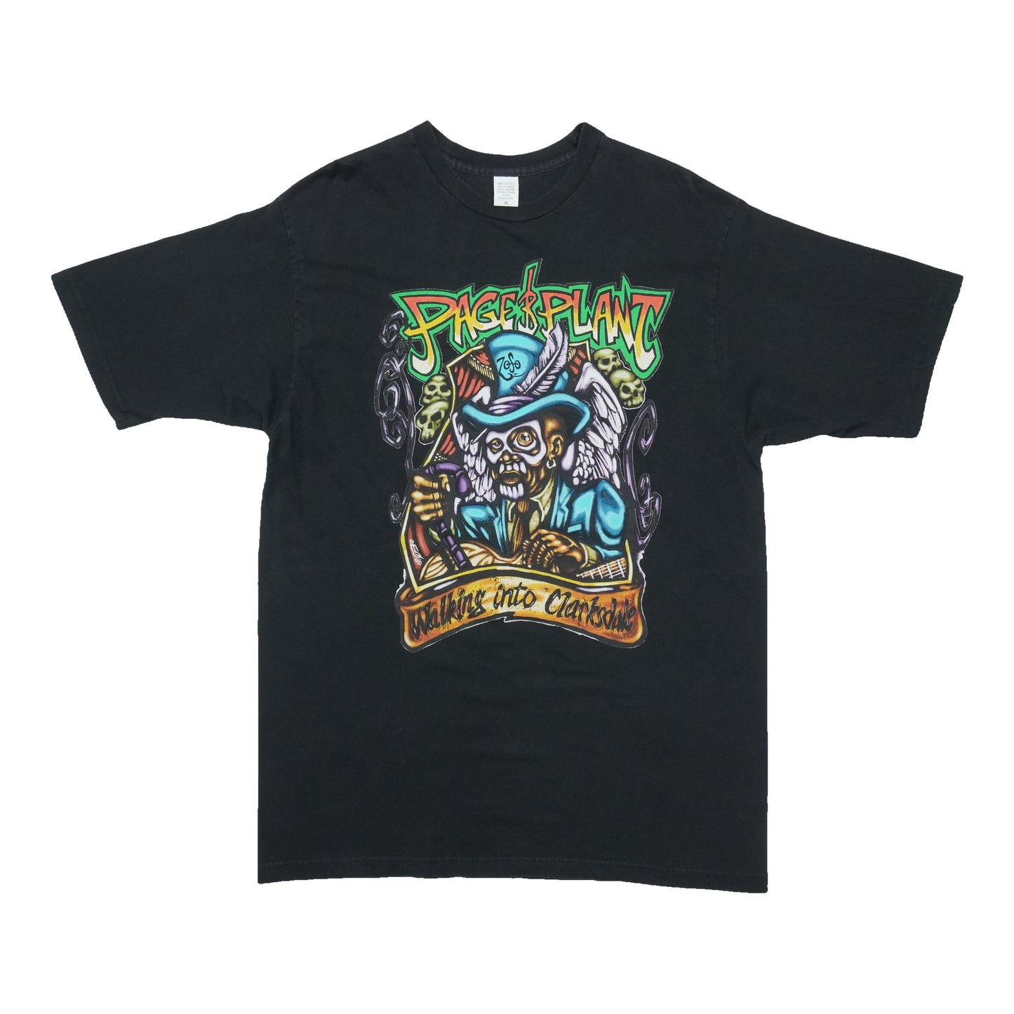 1998 Page And Plant Walking Into Clarksdale World Tour Shirt