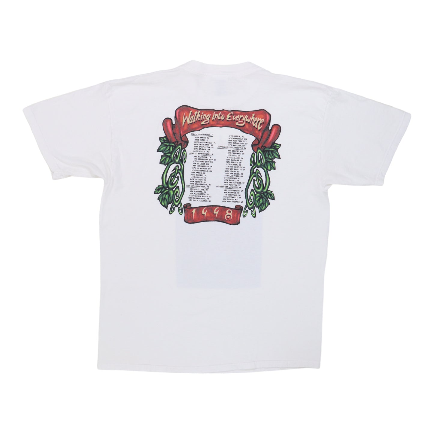 1998 Jimmy Page Robert Plant Tour Shirt