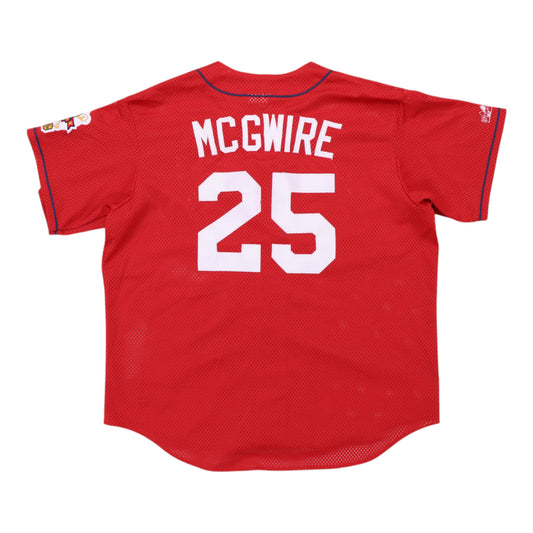 1998 Mark McGwire St Louis Cardinals Baseball Jersey Back