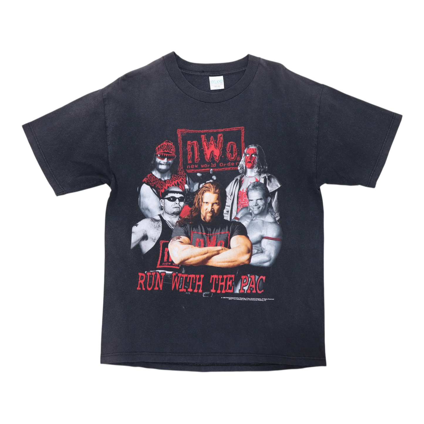 1998 NWO Run With The Pac WCW Shirt
