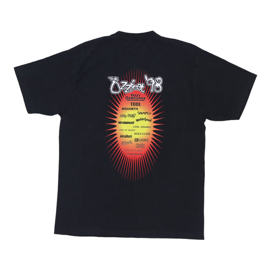 1998 Ozzy Osbourne Ozzfest Tour Shirt Back