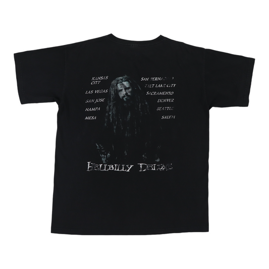 1998 Rob Zombie Hellbilly Deluxe Tour Shirt Back