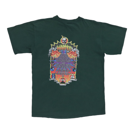 1998 Van's Warped Tour Shirt Back
