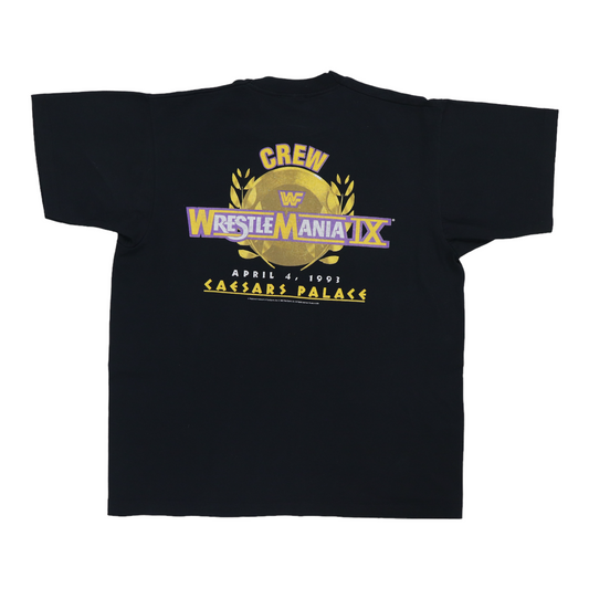 1998 Wrestlemania Caesars Palace Crew Shirt Back