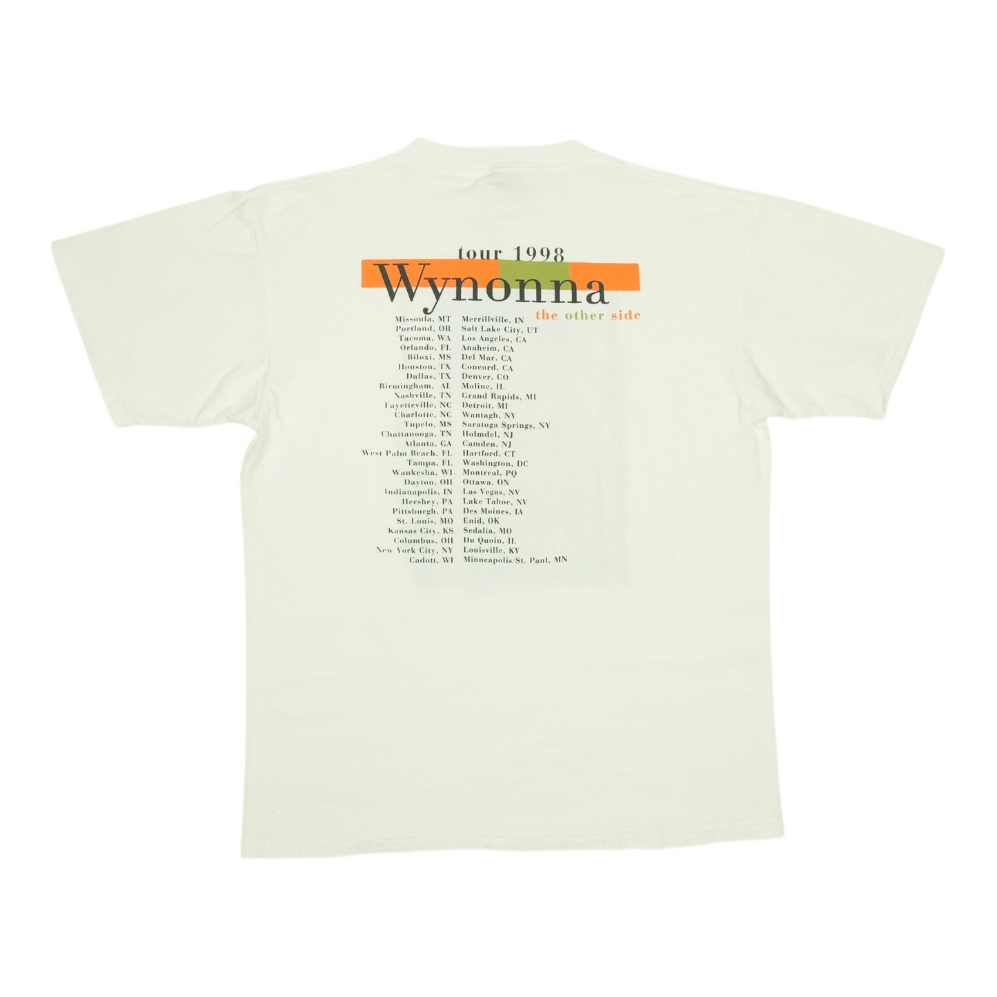 1998 Wynonna Judd The Other Side Tour Shirt