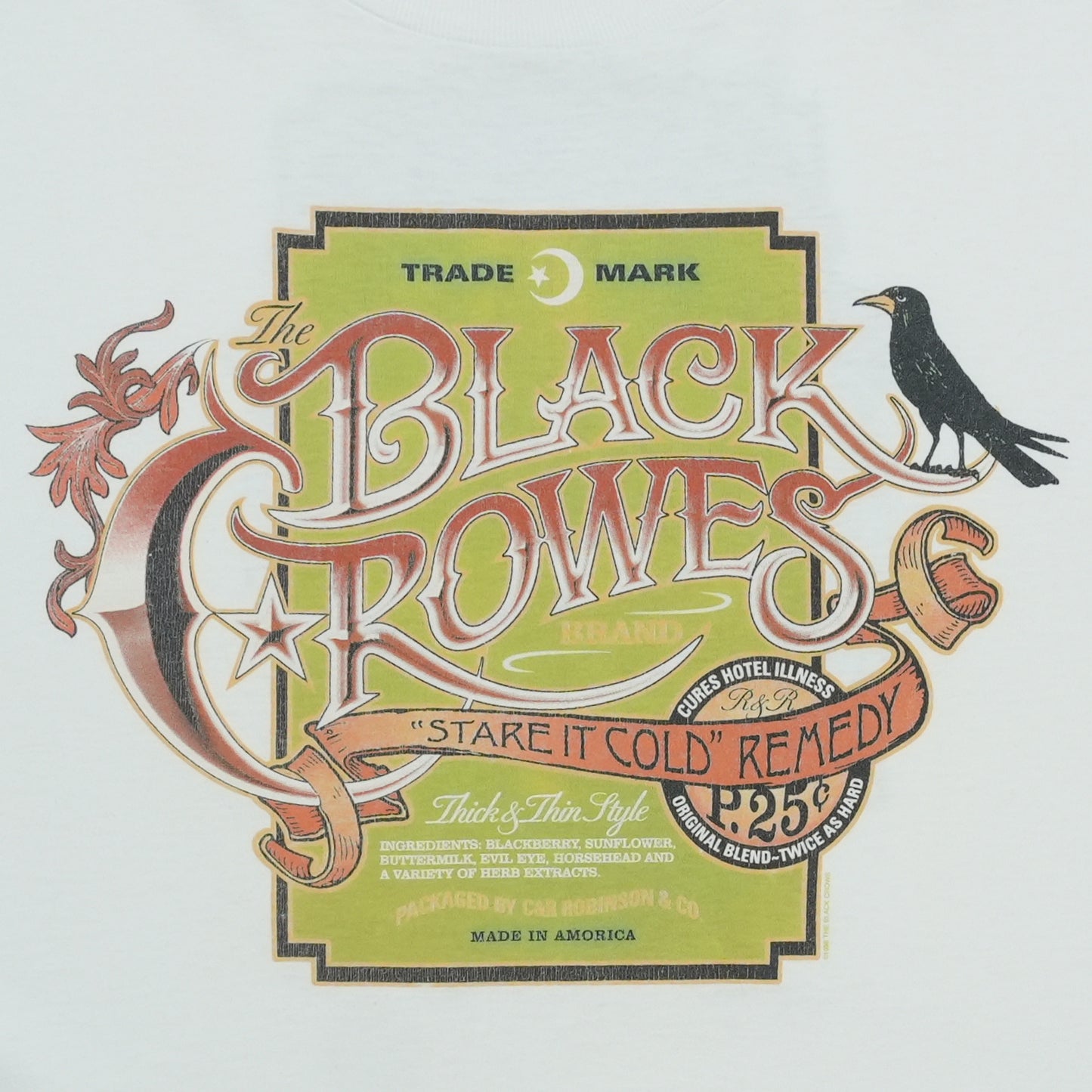 1998 Black Crowes Tour Shirt Detail 2