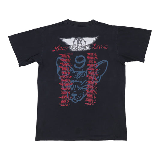 1999 Aerosmith 9 Lives Tour Shirt