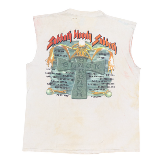 1999 Black Sabbath Ozzy Tour Shirt Back