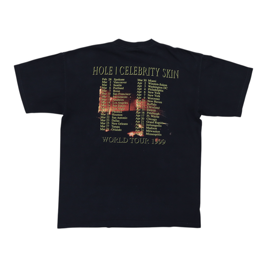 1999 Hole Celebrity Skin Tour Shirt Back