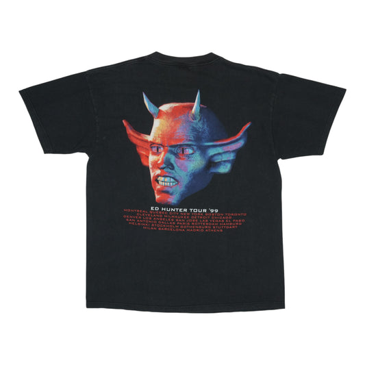 1999 Iron Maiden Ed Hunter Tour Shirt Back