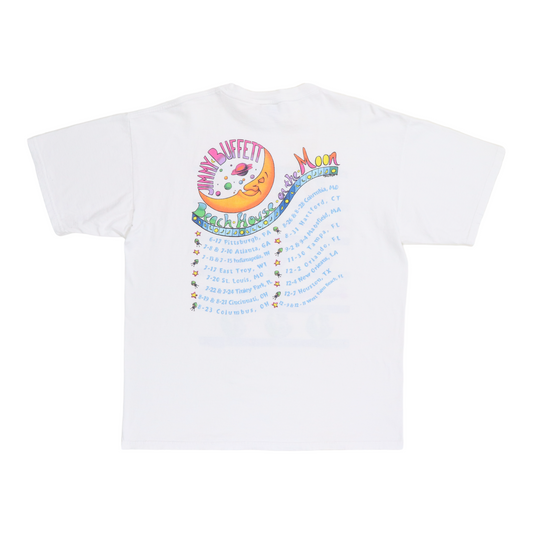 1999 Jimmy Buffett Beachhouse On The Moon Tour Shirt Back