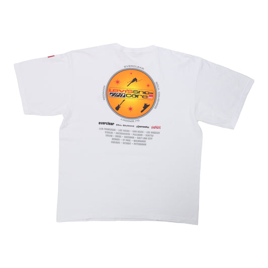 1999 Levi's Snocore Concert Crew Shirt Back