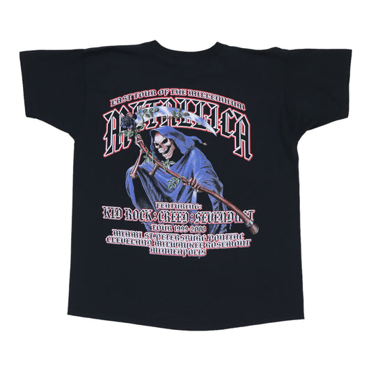 1999 Metallica Last Tour Of The Millennium Shirt Back