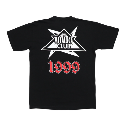 1999 Metallica Metallihead Fanclub Shirt Back
