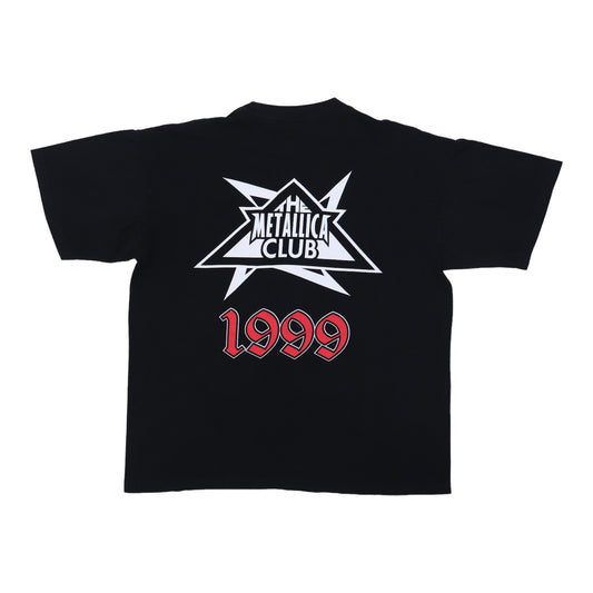 1999 Metallica Metallihead Living To Win Shirt Back