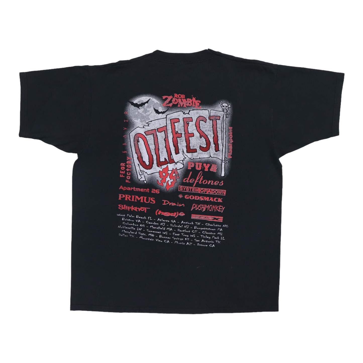 1999 Ozzfest Black Sabbath Concert Shirt