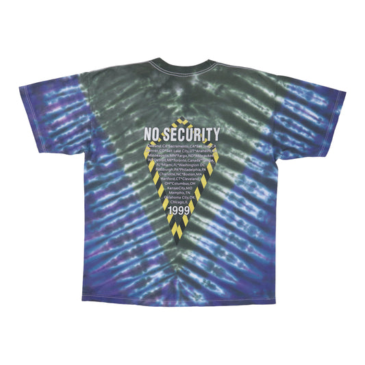 1999 Rolling Stones No Security Tie Dye Shirt Back