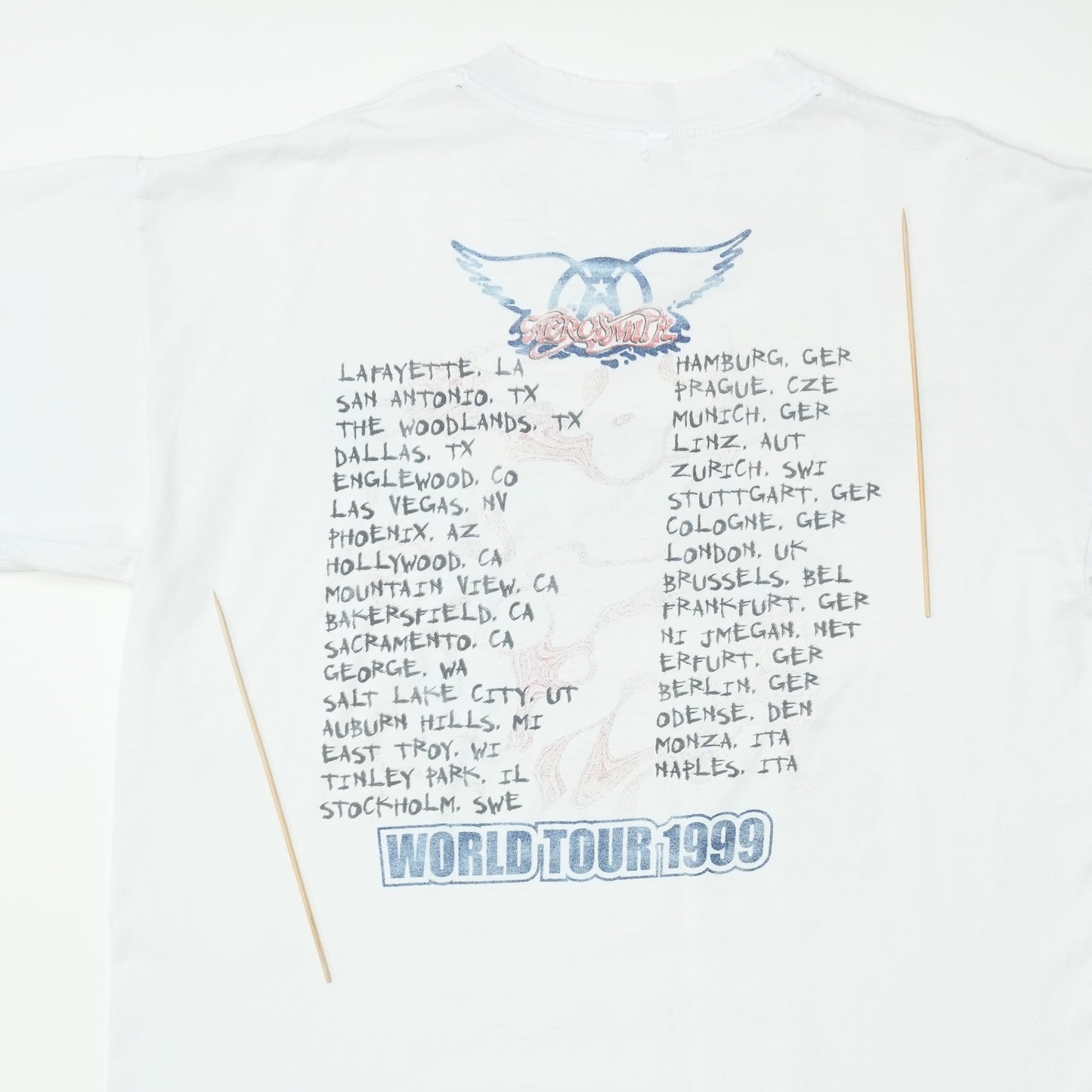 1999 Aerosmith Little South of Sanity World Tour Shirt