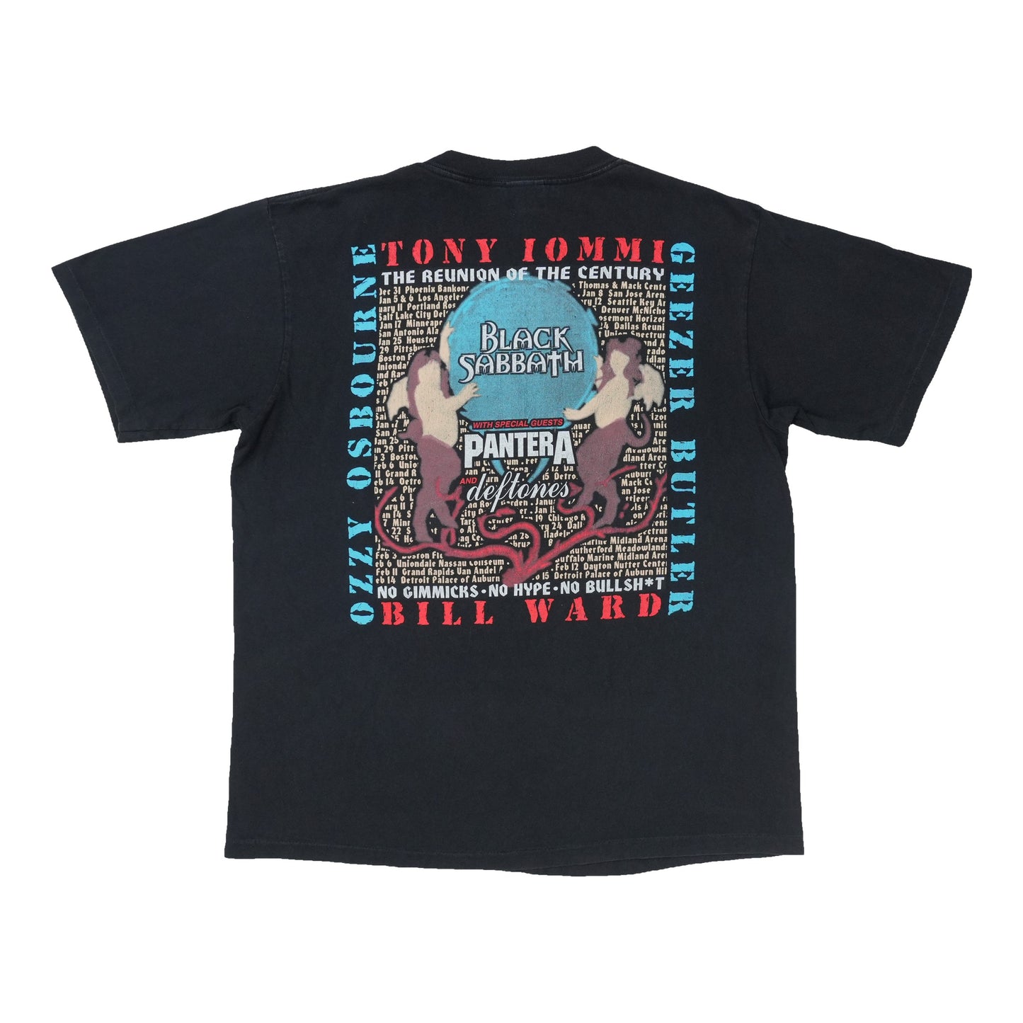 1999 Black Sabbath Reunion Tour Shirt