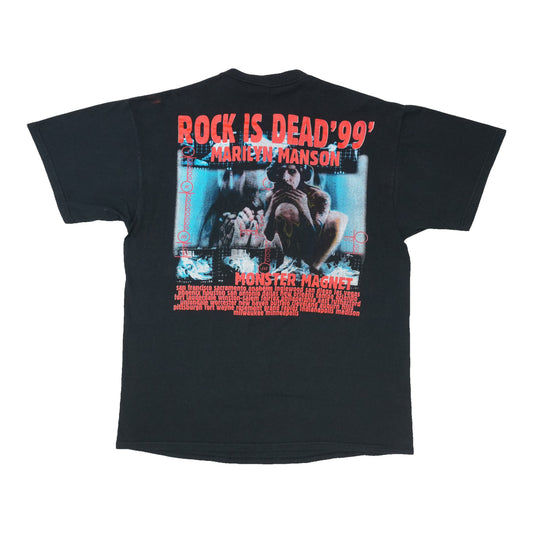 1999 Marilyn Manson Rock Is Dead Tour Shirt