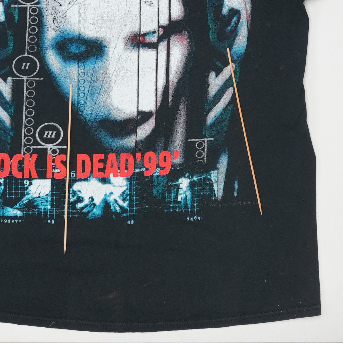 1999 Marilyn Manson Rock Is Dead Tour Shirt