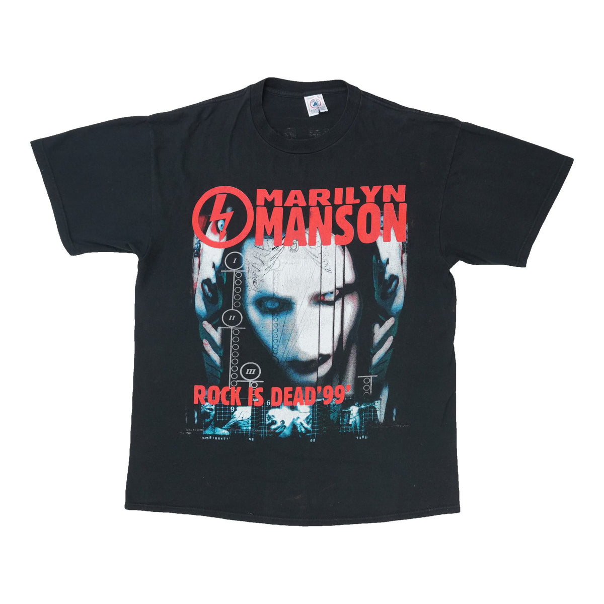 1999 Marilyn Manson Rock Is Dead Tour Shirt