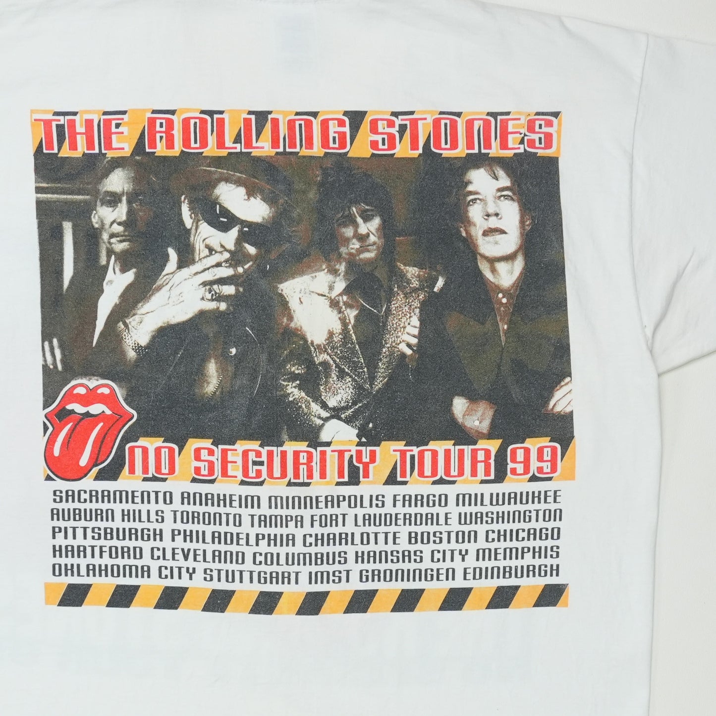 1999 The Rolling Stones No Security Tour Shirt