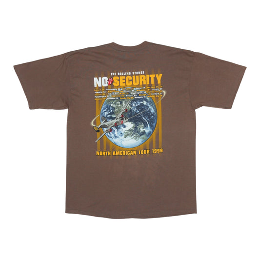 1999 Rolling Stones No Security Tour Shirt Back