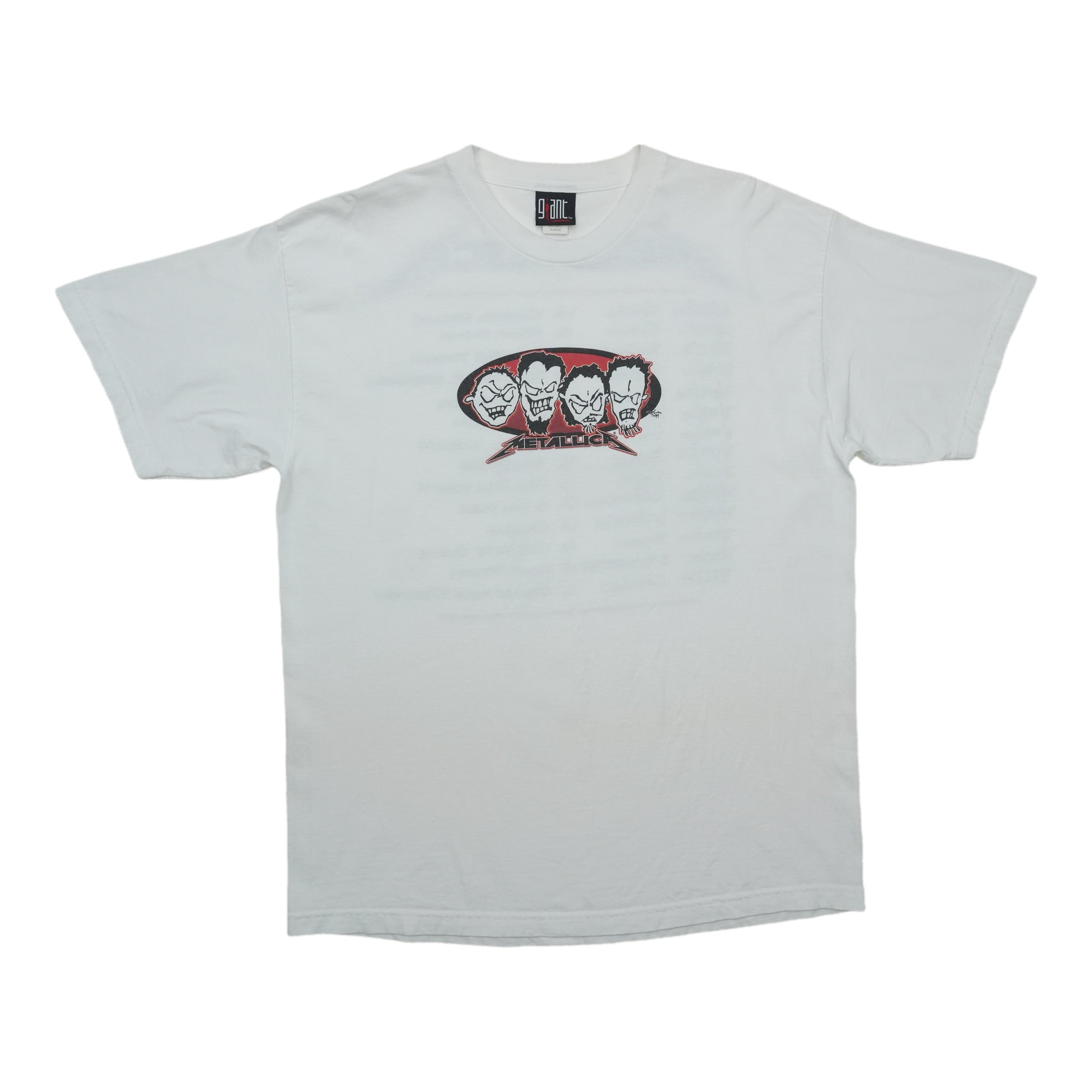 1999 Metallica Cartoon Heads Tour Shirt | WyCo Vintage