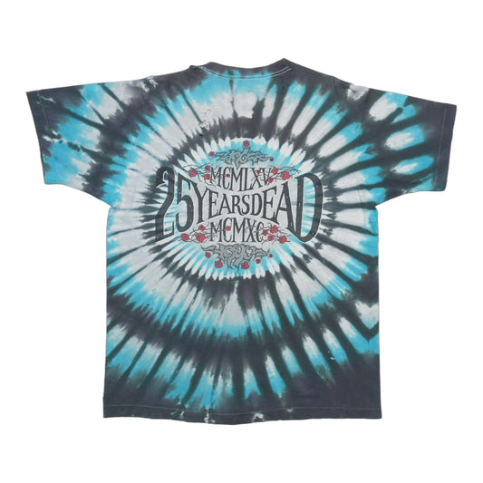 1990 Grateful Dead 25th Anniversary Tie Dye Shirt Back