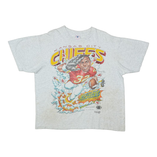 1994 Kansas City Chiefs Marcus Allen Caricature Shirt Front