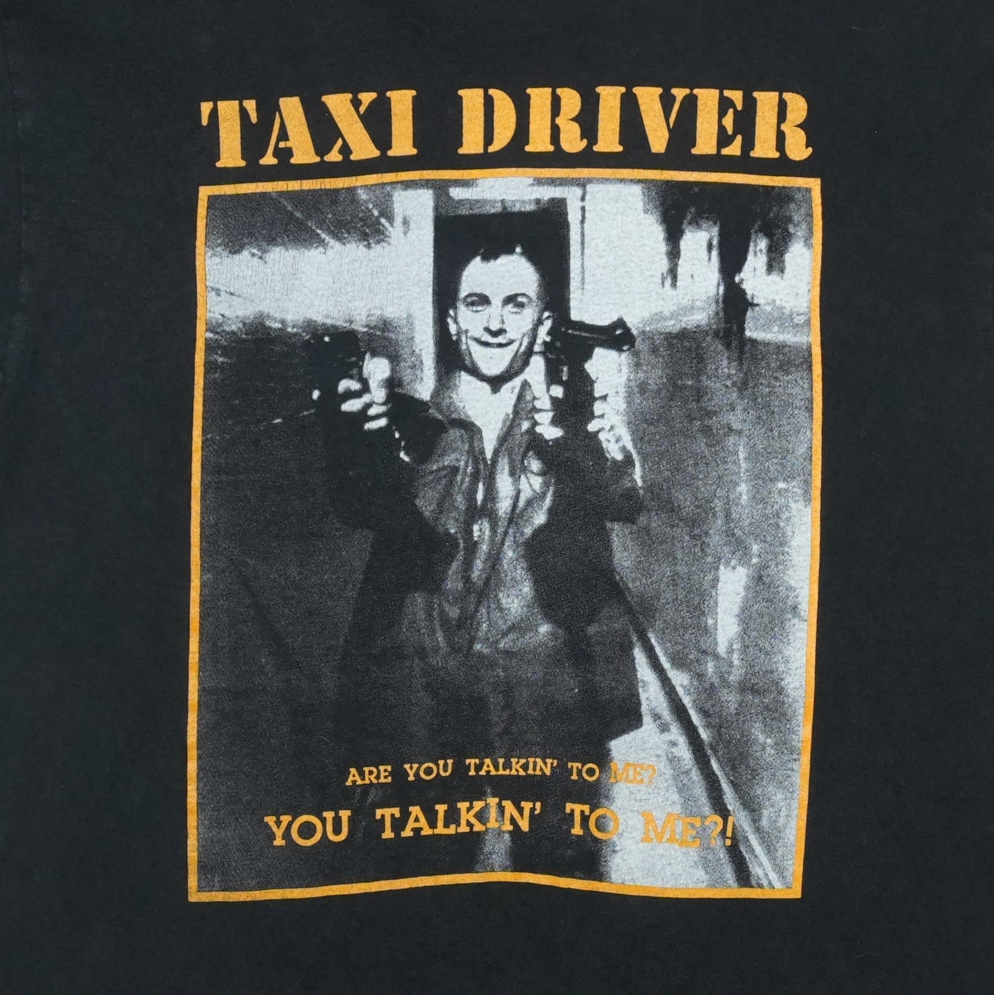1990s Taxi Driver Movie Shirt Front Graphic