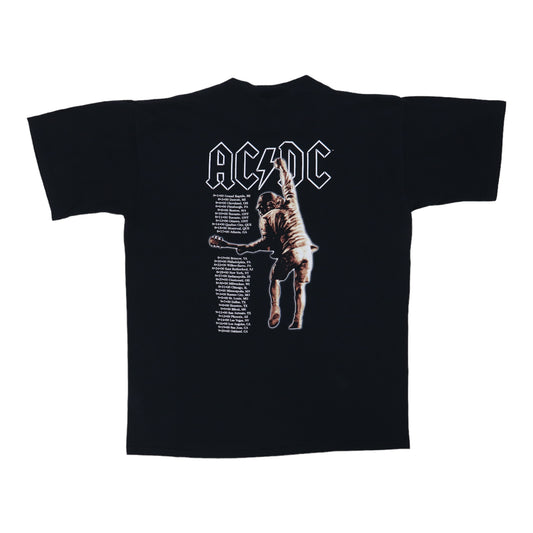 2000 ACDC Stiff Upper Lip Tour Shirt Back