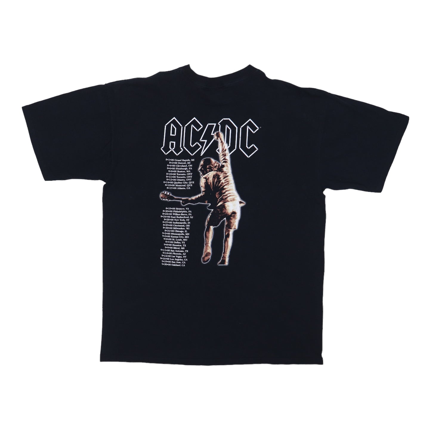2000 ACDC Stiff Upper Lip Tour Shirt