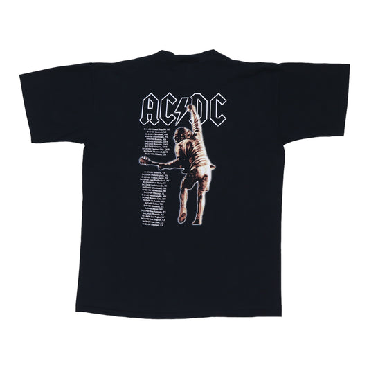 2000 ACDC Stiff Upper Lip Tour Shirt Back