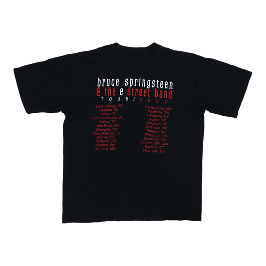 2000 Bruce Springsteen Tour Shirt Back