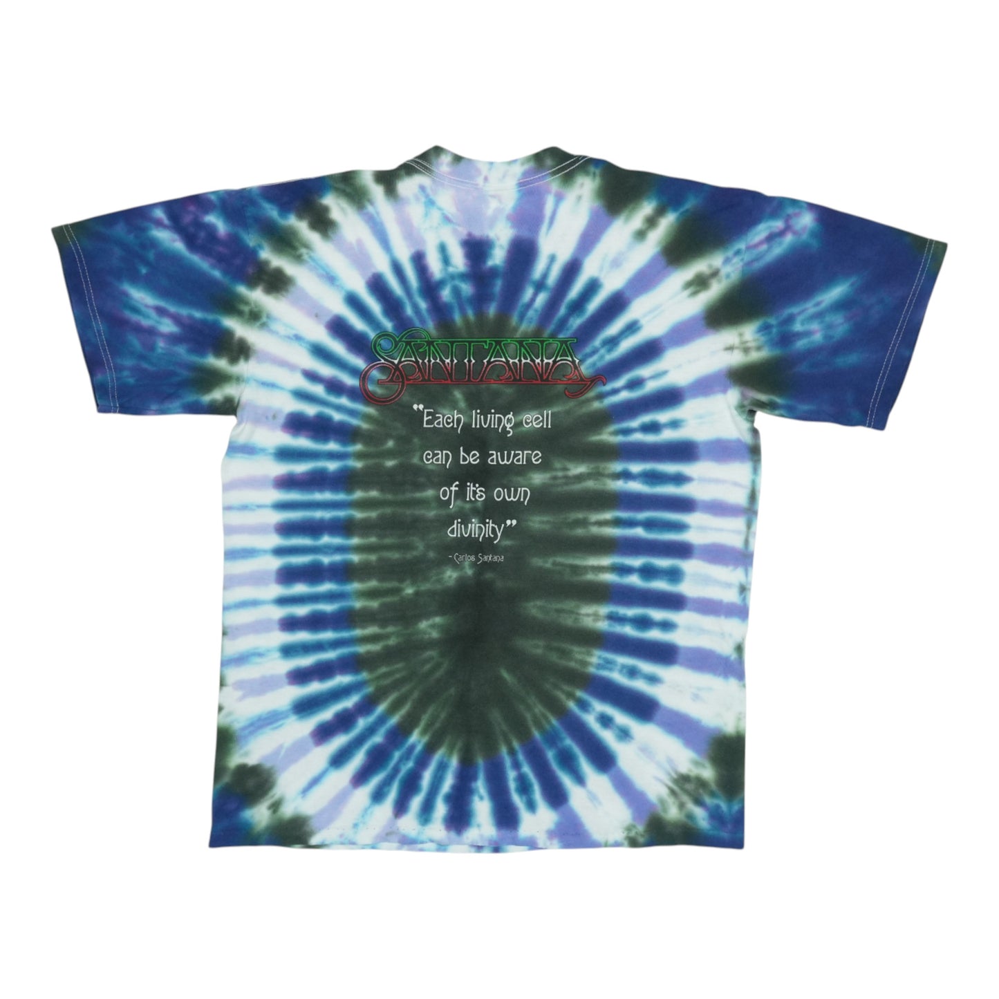 2000 Carlos Santana Tie Dye Shirt