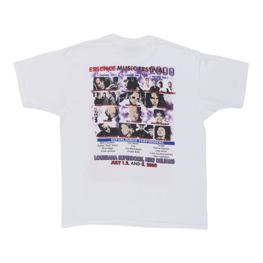 2000 Essence Music Festival Shirt Back